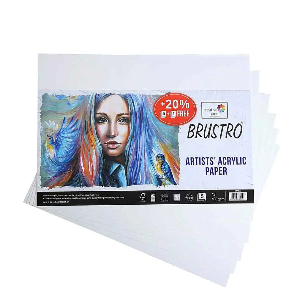 Brustro Artists Acrylic Paper 400gsm Brustro